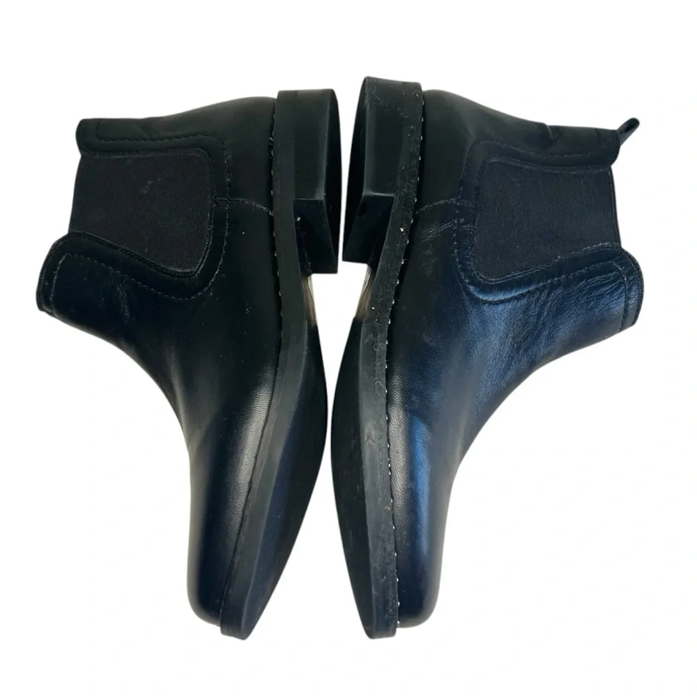 Steve Madden Brenna Leather Chelsea Boots Black Size 7.5